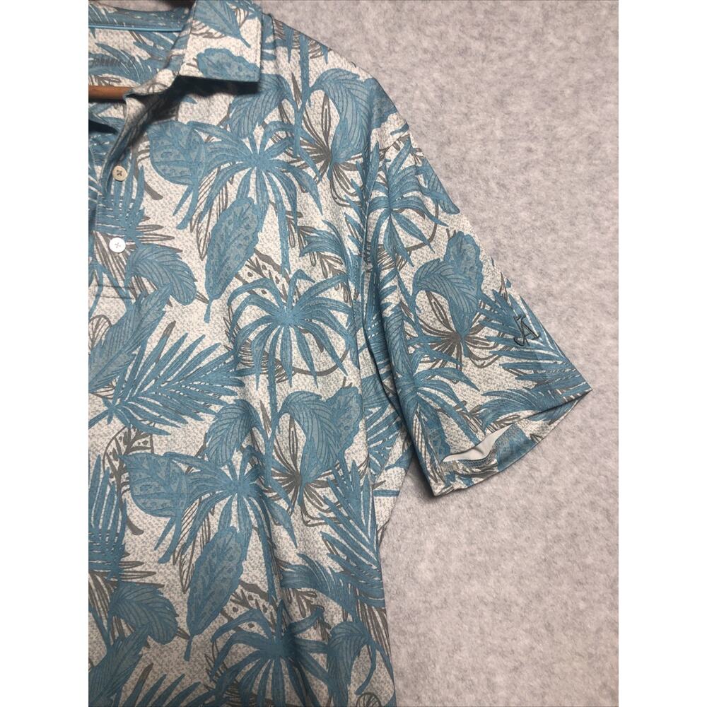 Johnnie-O Large Murry Seal Polo Shirt Men’s Large JMPO4440 Golf Tropical Preppy - Picture 2 of 12